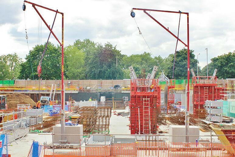 建筑工地作業(yè)德國伊卡防墜器的應(yīng)用